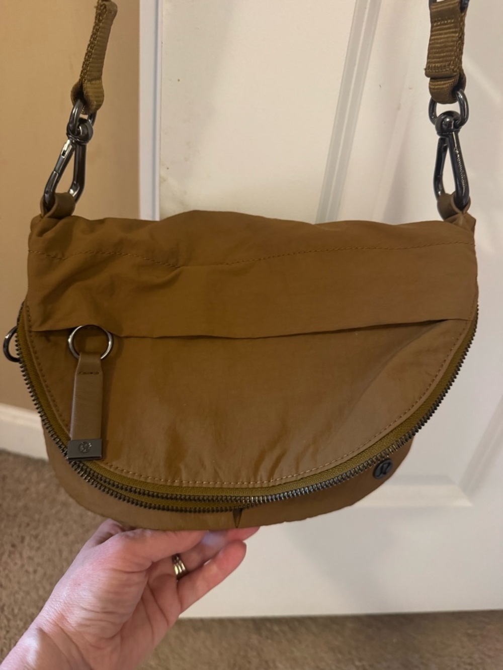 lululemon athletica Crossbody Bag in Caramel Brown